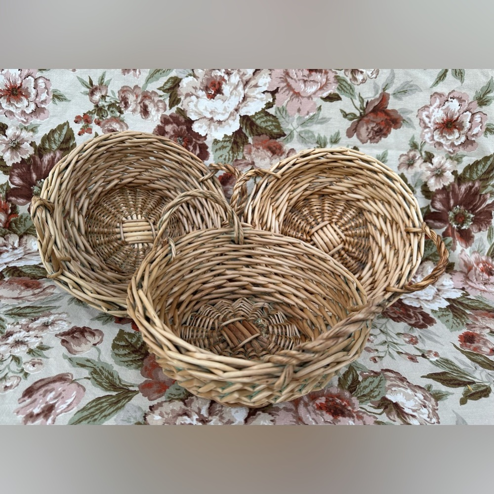 3 Willow Baskets